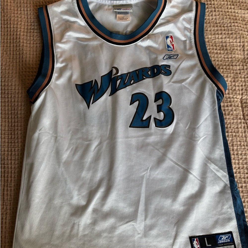 Kids 14-16 Michael Jordan Rebook Washington Wizards Basketball Jersey